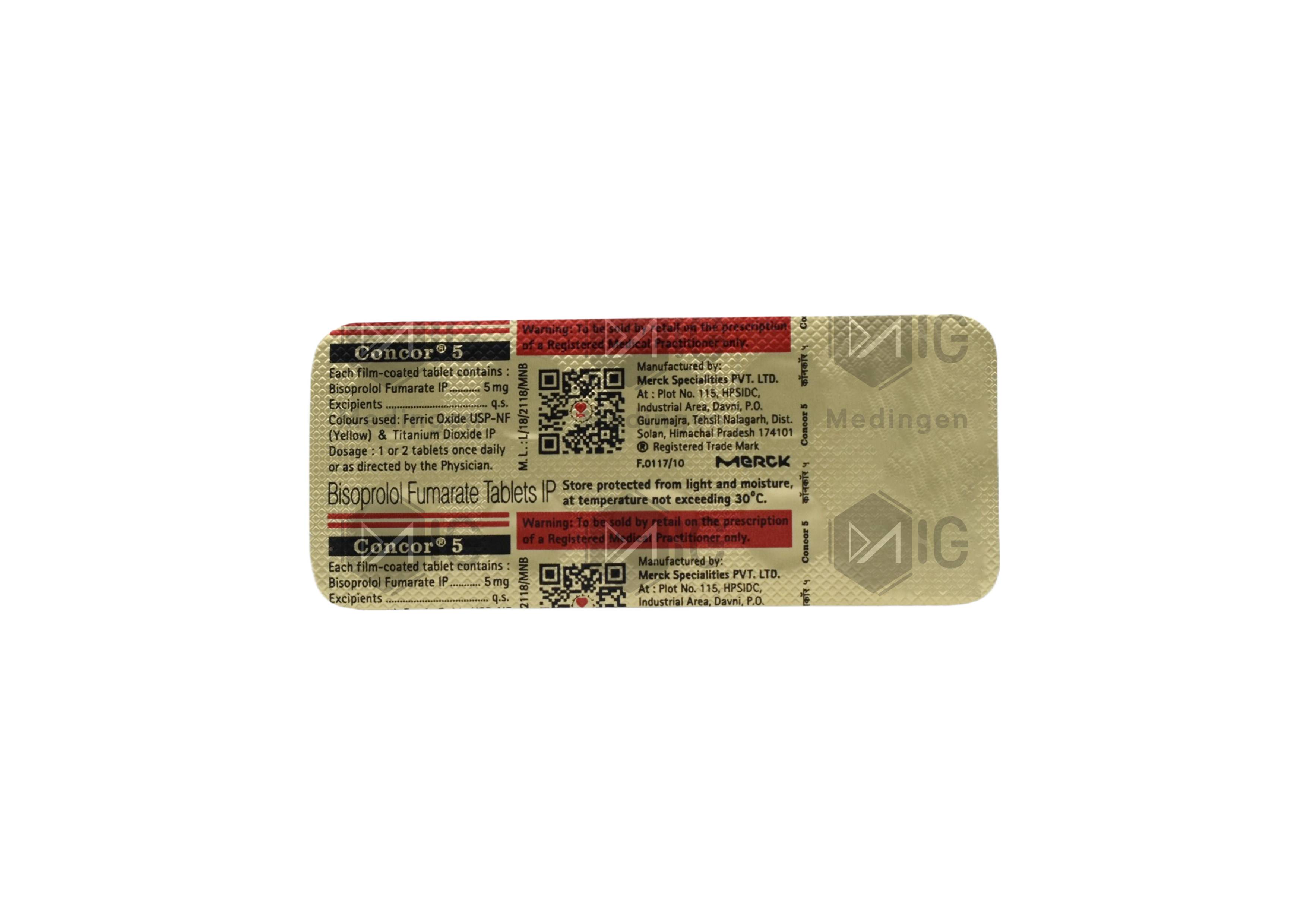 CONCOR 5MG